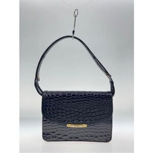 Dior Black Crocodile Pattern Shoulder Bag